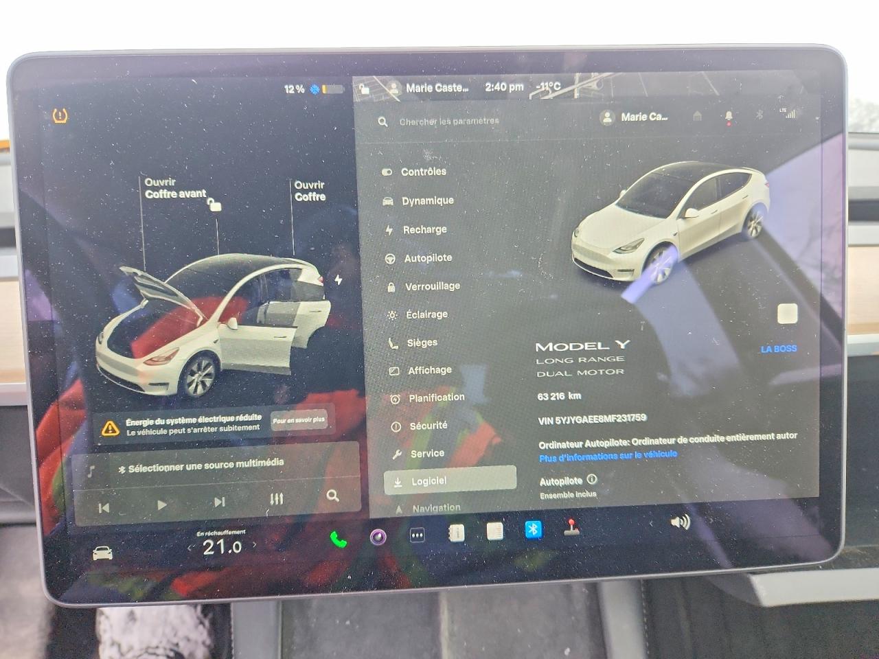 2021 TESLA MODEL Y photo 17