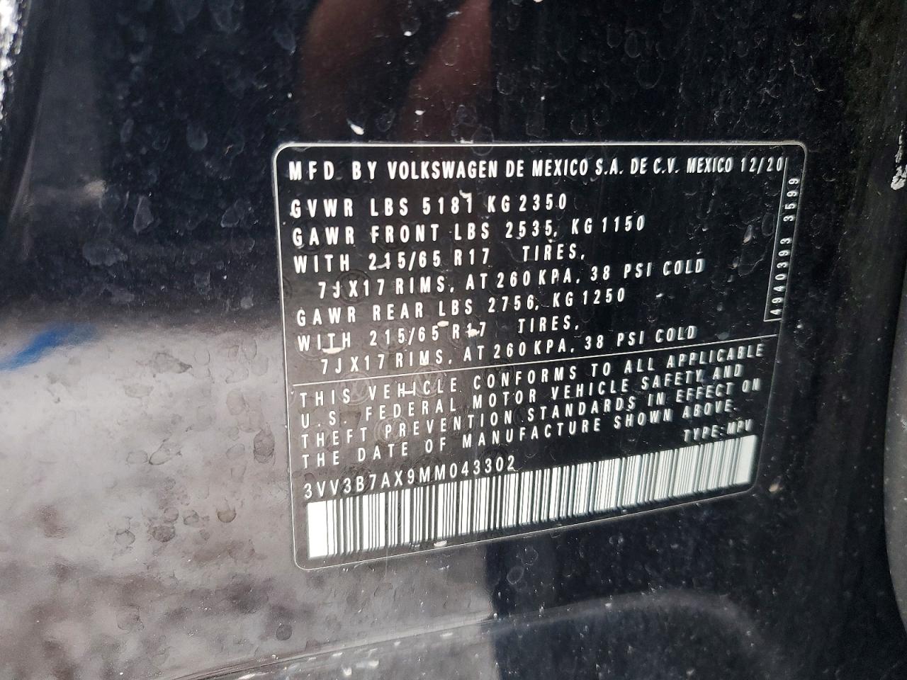 2021 VOLKSWAGEN TIGUAN SE photo 23