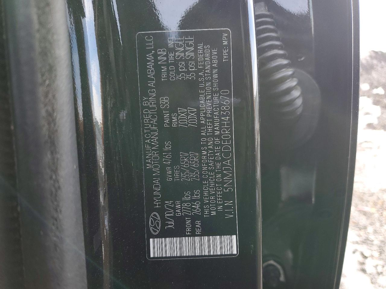 2024 HYUNDAI TUCSON SE photo 37