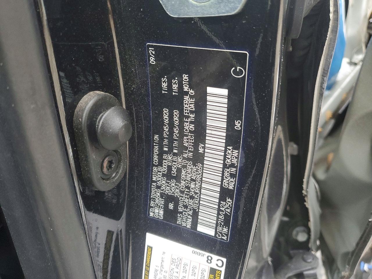 2022 TOYOTA 4RUNNER LIMITED photo 13