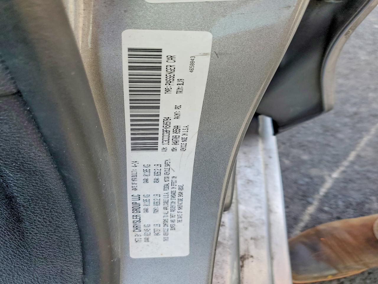 2015 CHRYSLER 200 C photo 34