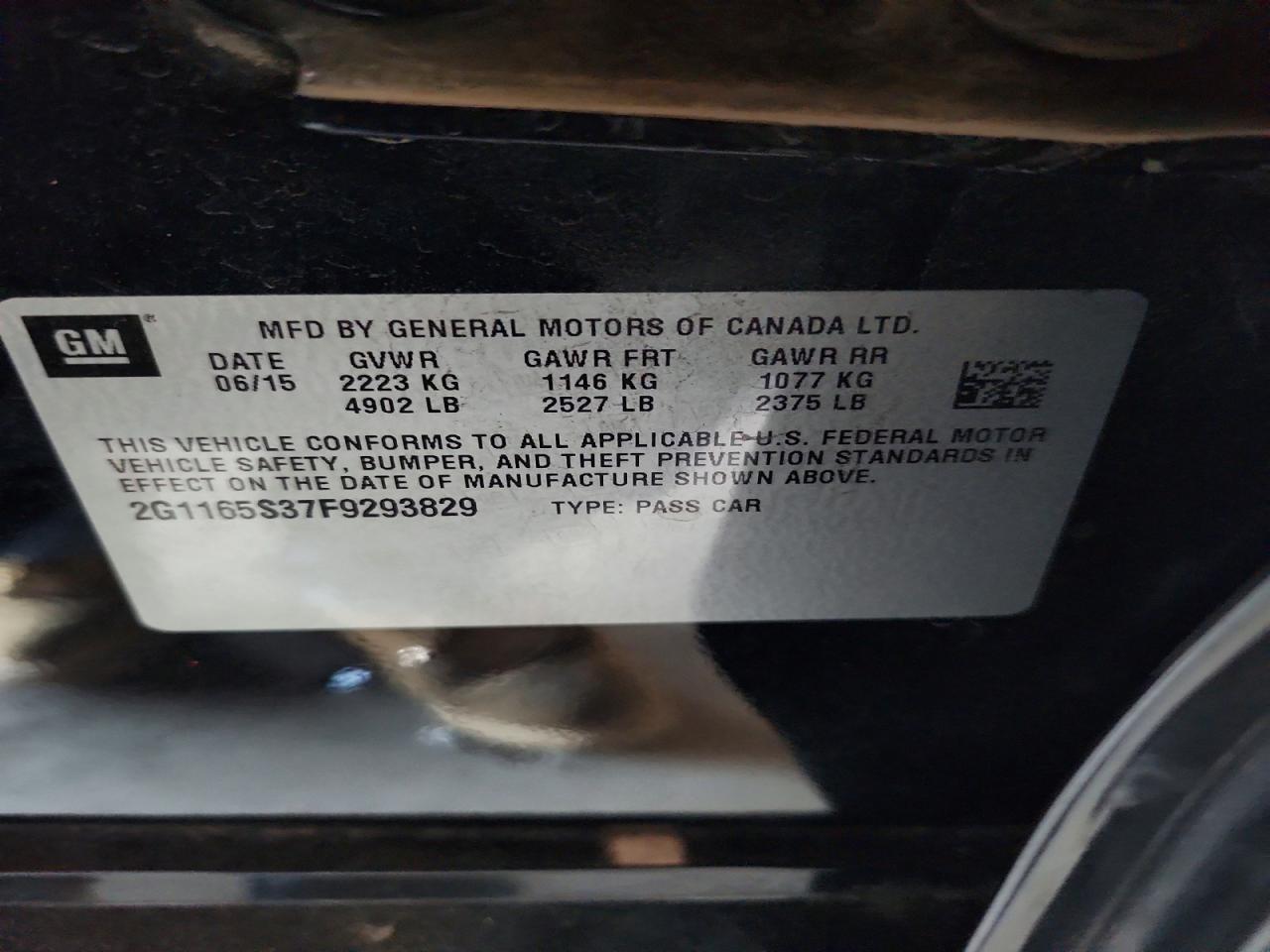 2015 CHEVROLET IMPALA LTZ photo 34