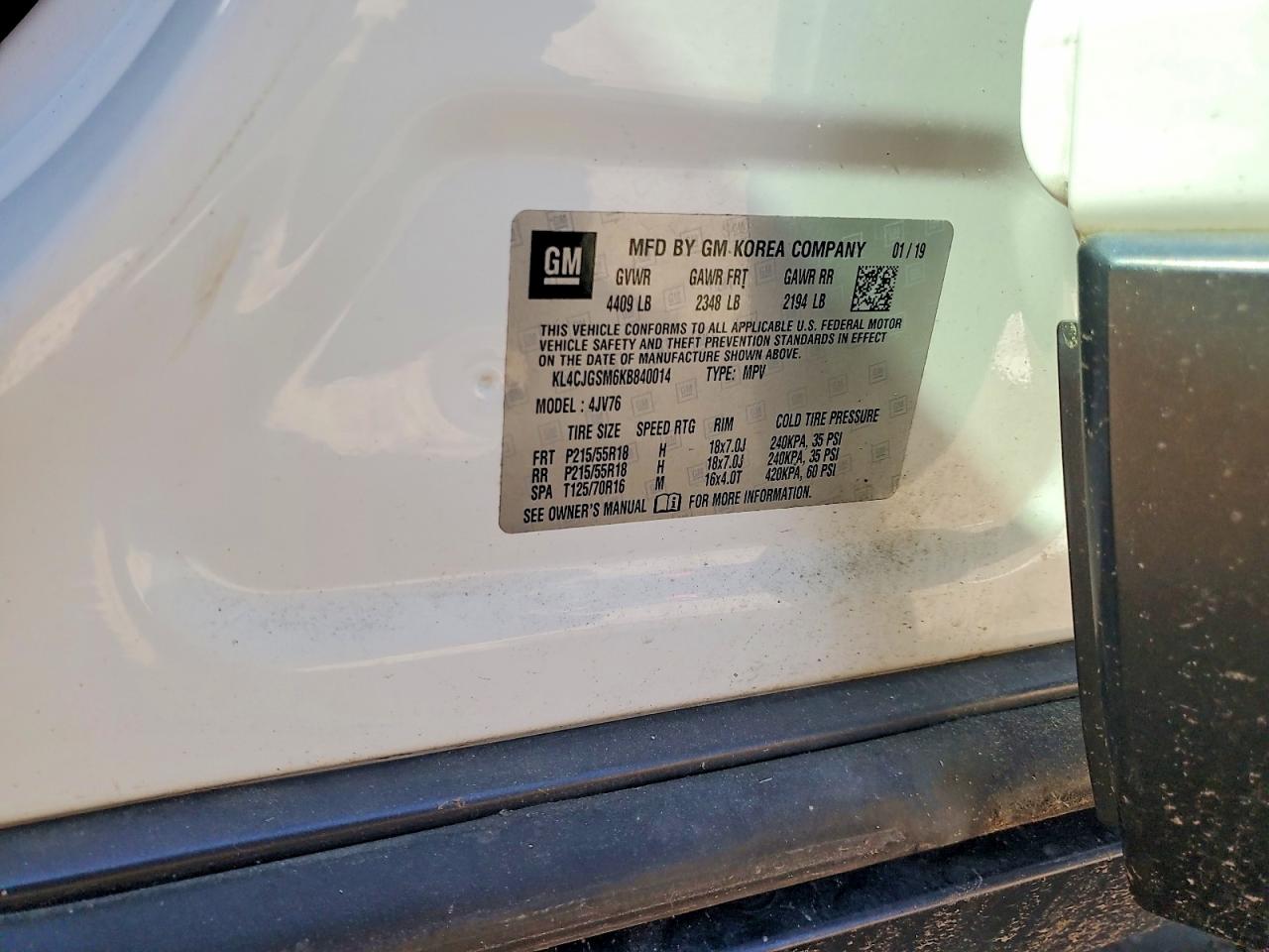 2019 BUICK ENCORE ESSENCE photo 13