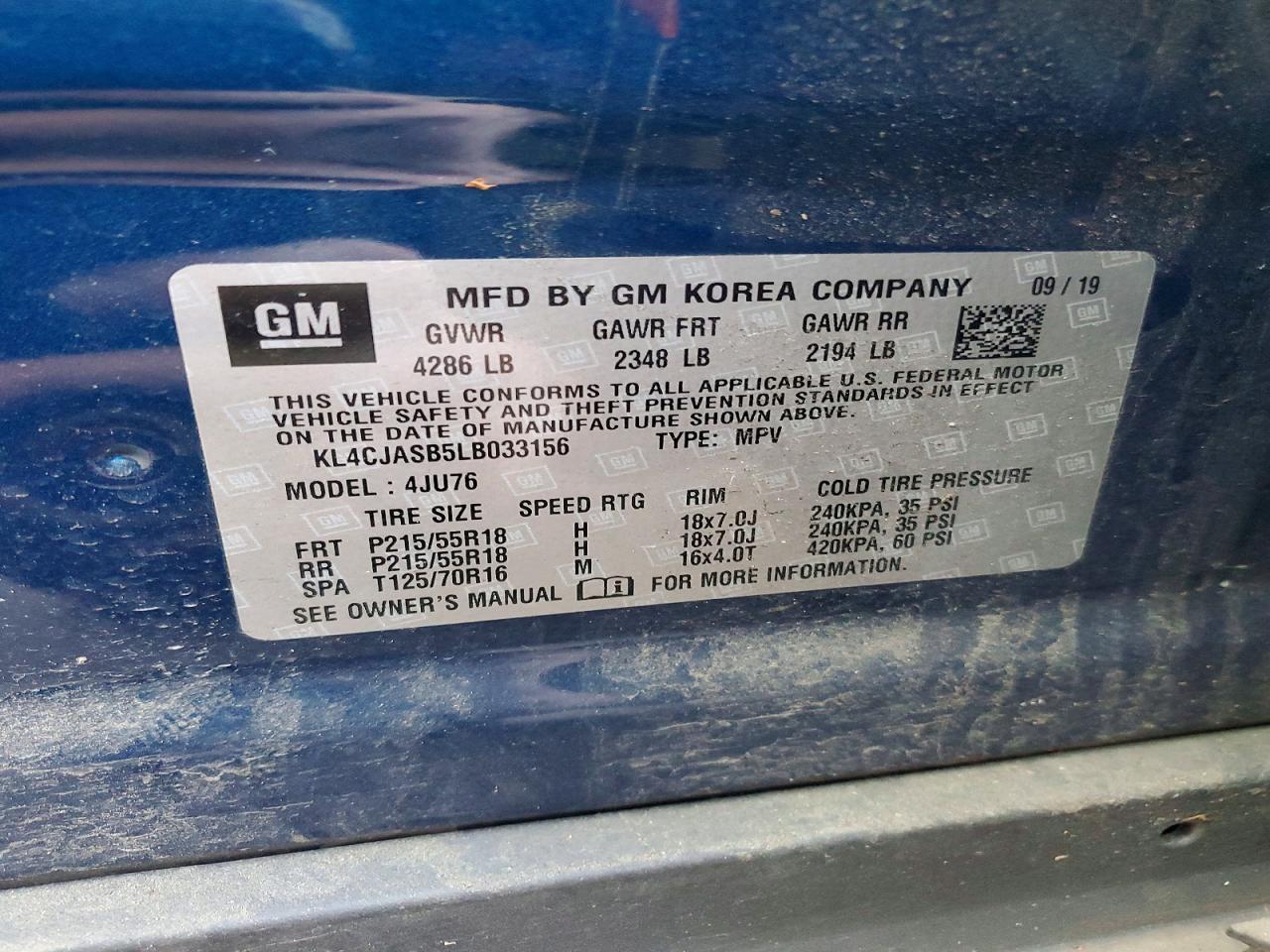 2020 BUICK ENCORE PREFERRED photo 34