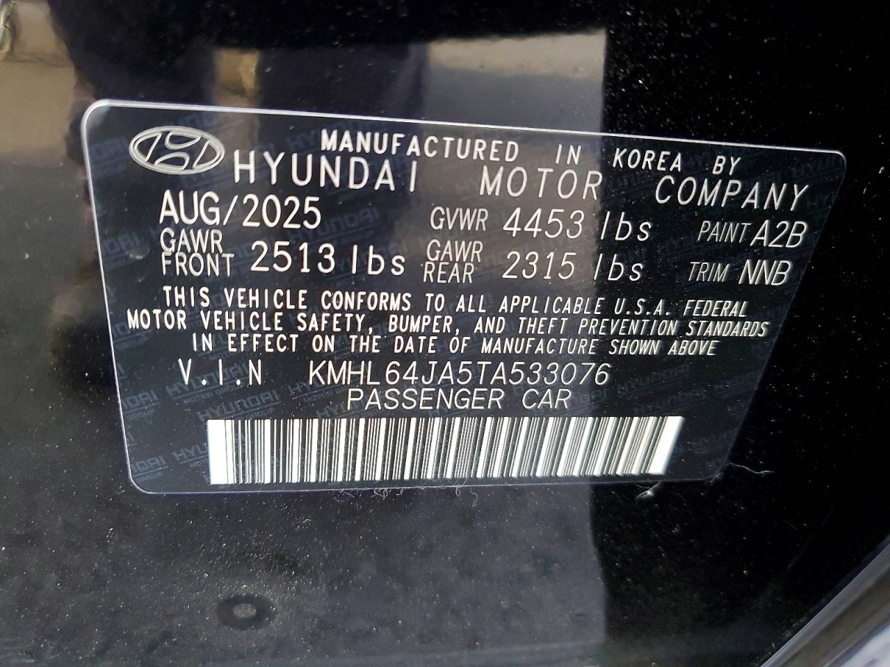 2026 HYUNDAI SONATA SEL SPORT photo 12