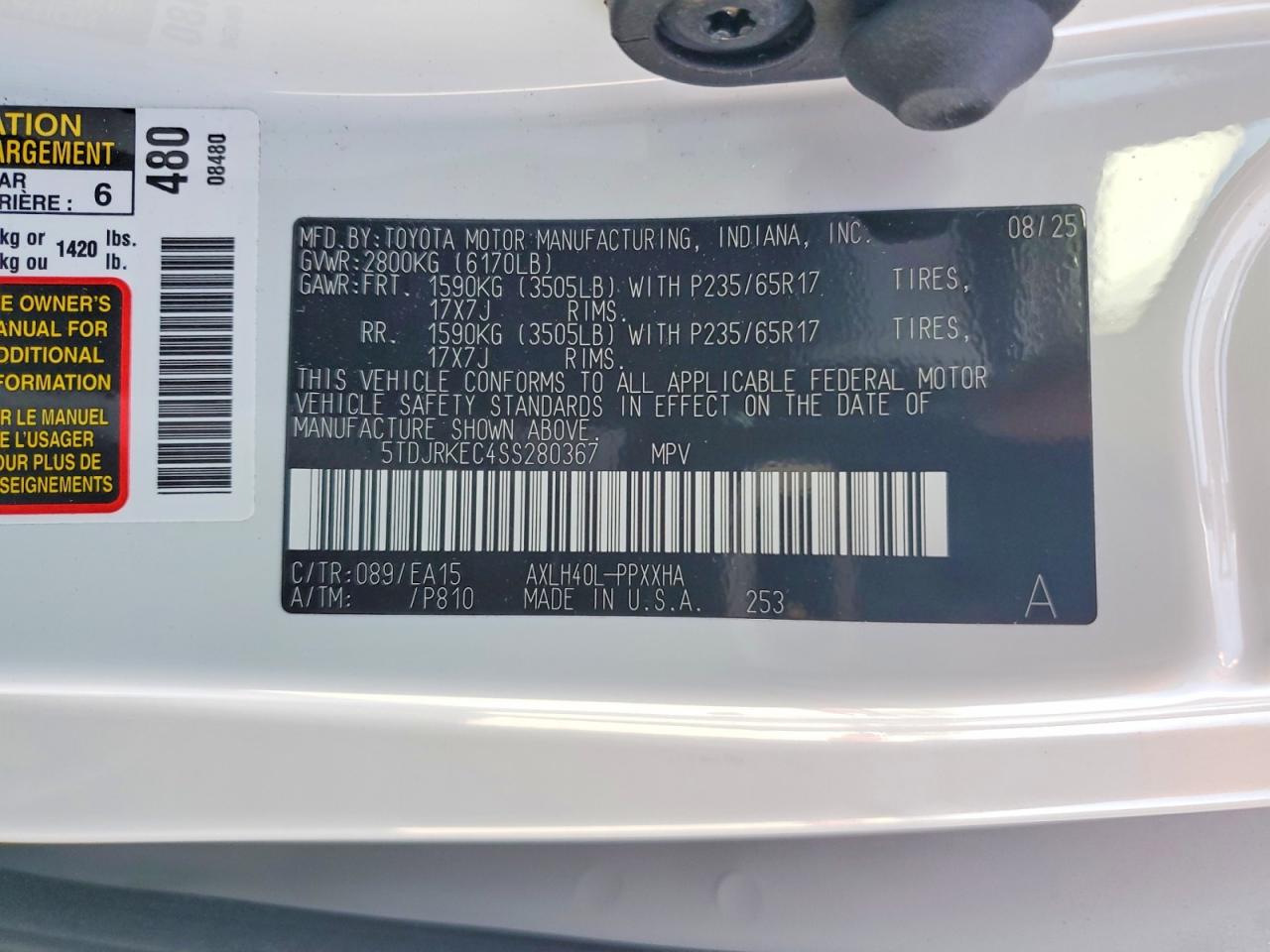 2025 TOYOTA SIENNA XLE photo 13