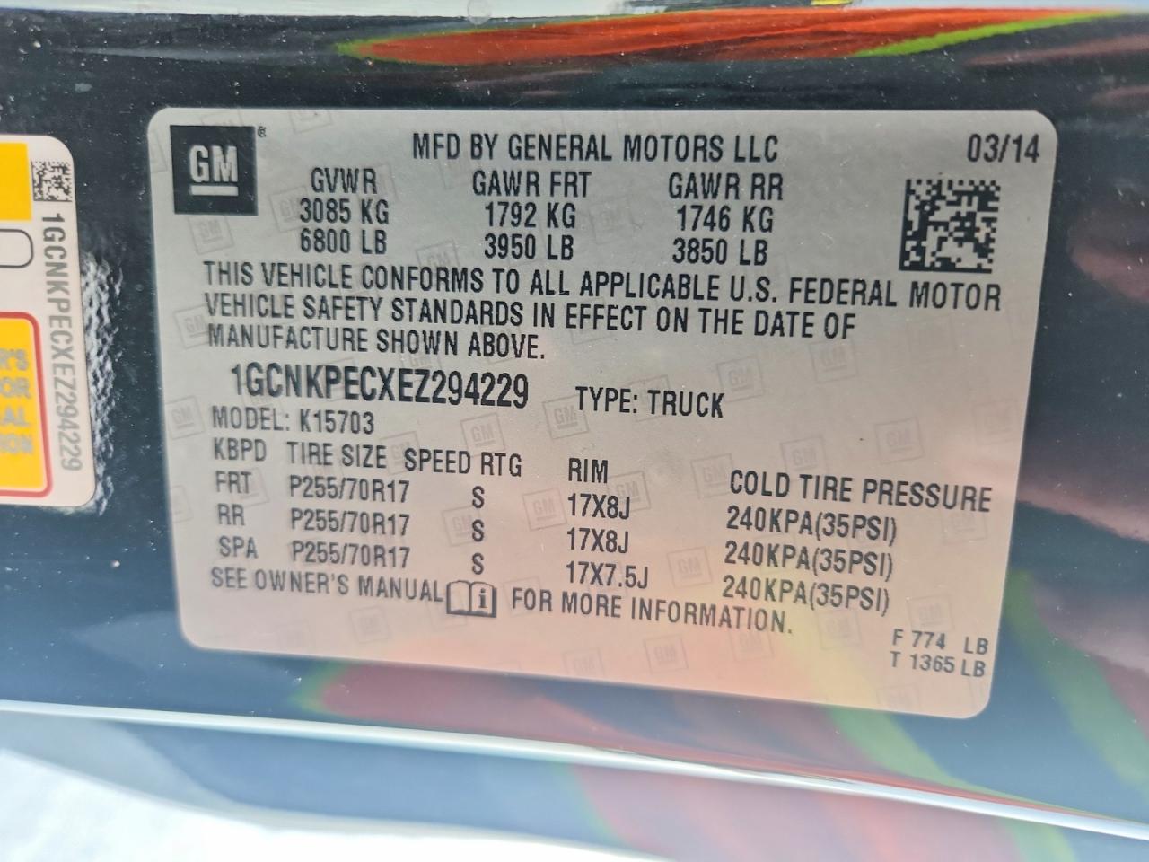 2014 CHEVROLET SILVERADO K1500 photo 12