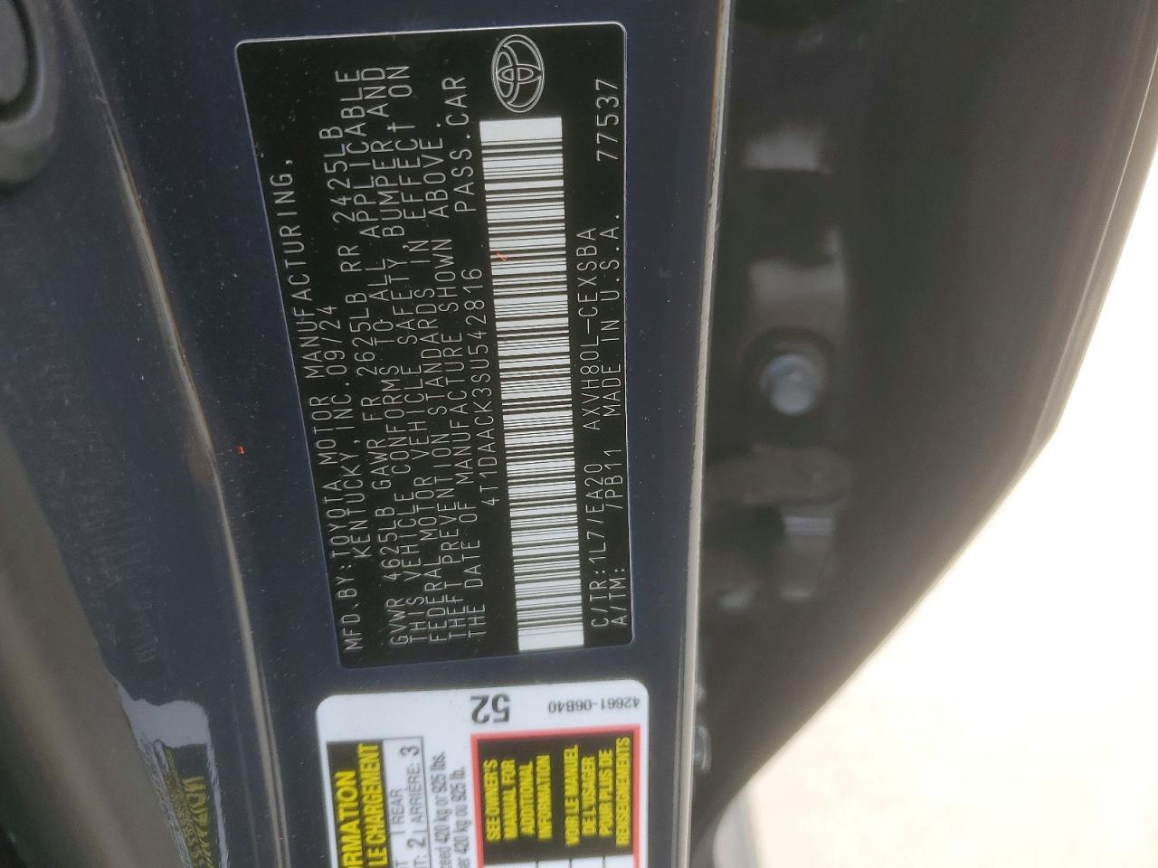 2025 TOYOTA CAMRY SE photo 23
