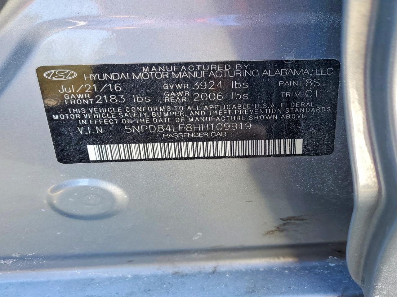 2017 HYUNDAI ELANTRA photo 23