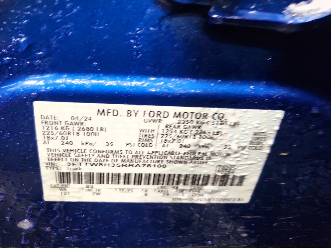 2024 FORD MAVERICK XLT photo 23