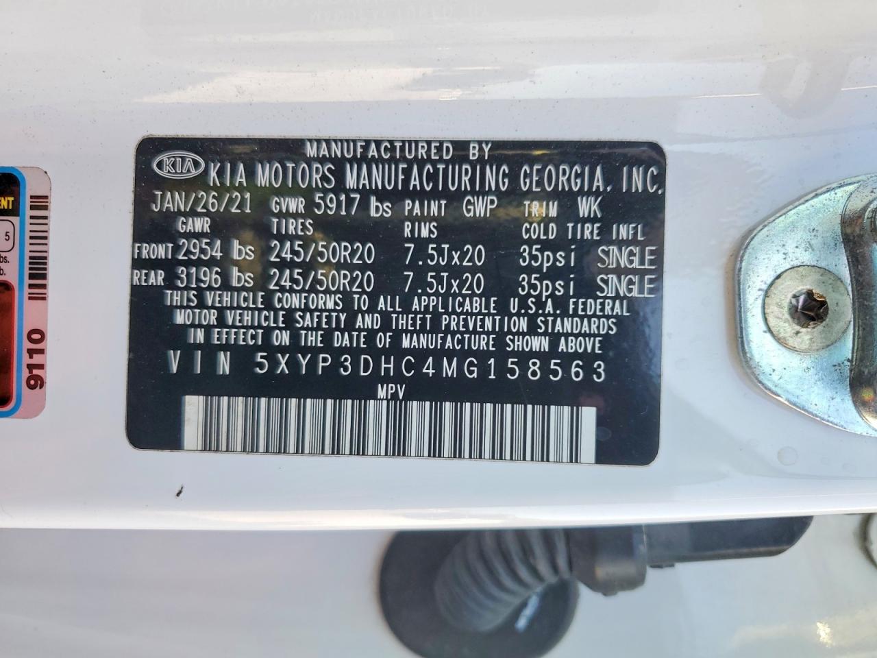 2021 KIA TELLURIDE EX photo 25