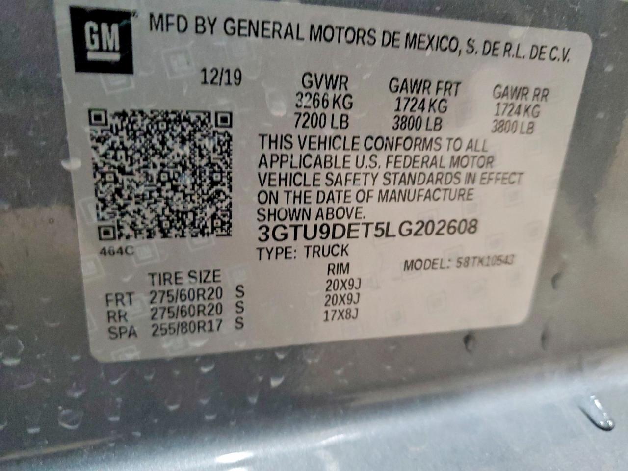 2020 GMC SIERRA K1500 SLT photo 12