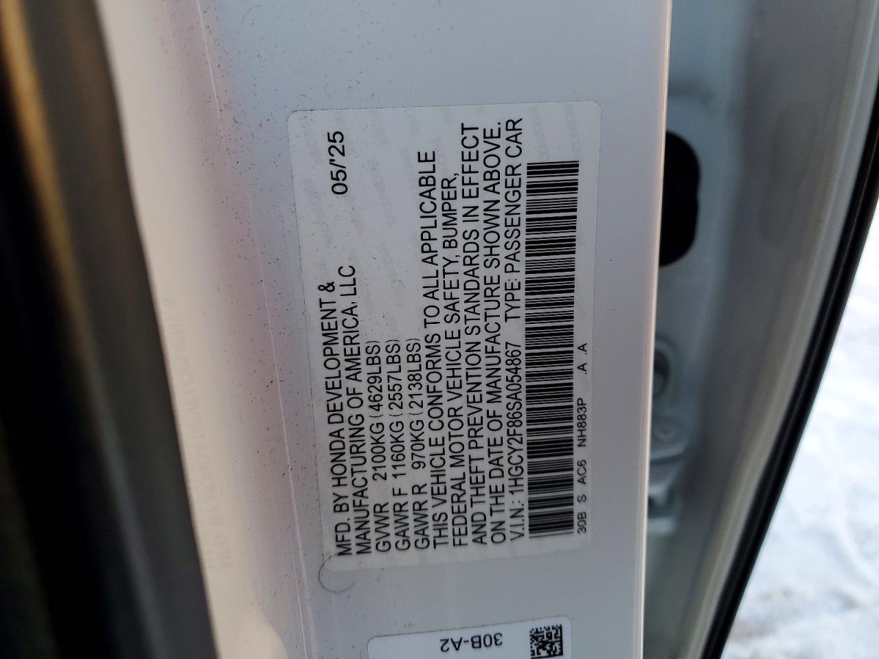 2025 HONDA ACCORD TOURING HYBRID photo 12