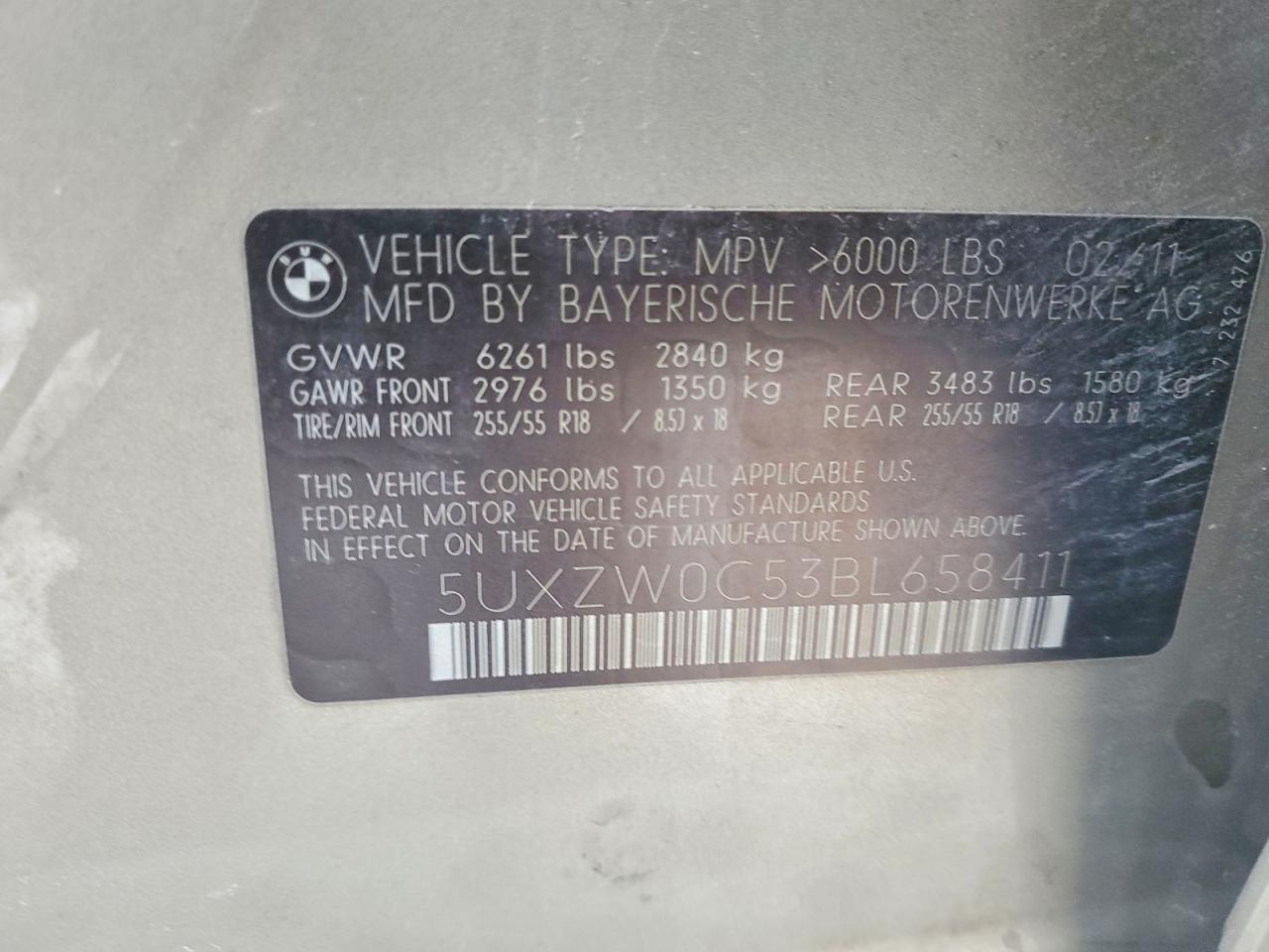 2011 BMW X5 XDRIVE35D photo 13