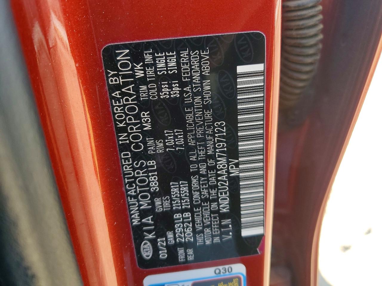 2021 KIA SELTOS S photo 13
