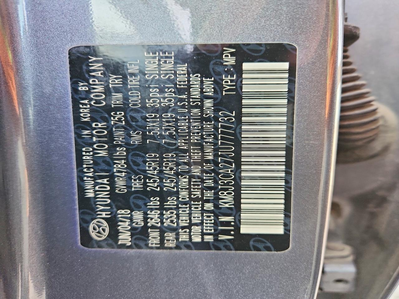2018 HYUNDAI TUCSON VALUE photo 25