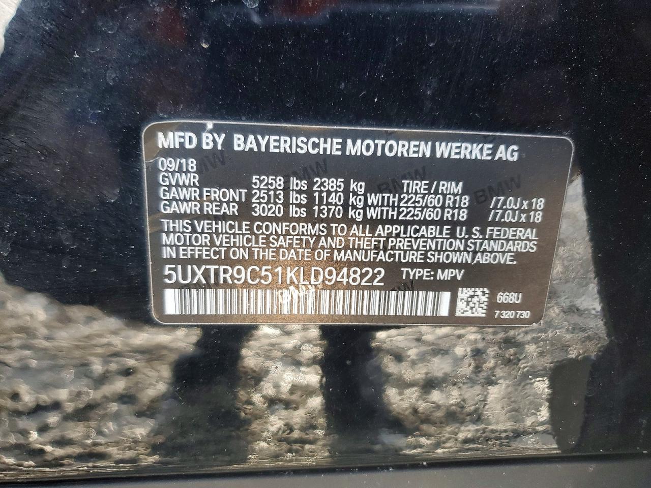 2019 BMW X3 XDRIVE30I photo 25
