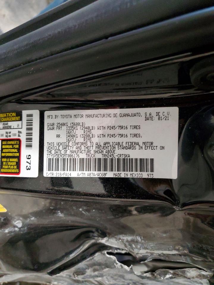2021 TOYOTA TACOMA ACCESS CAB photo 12