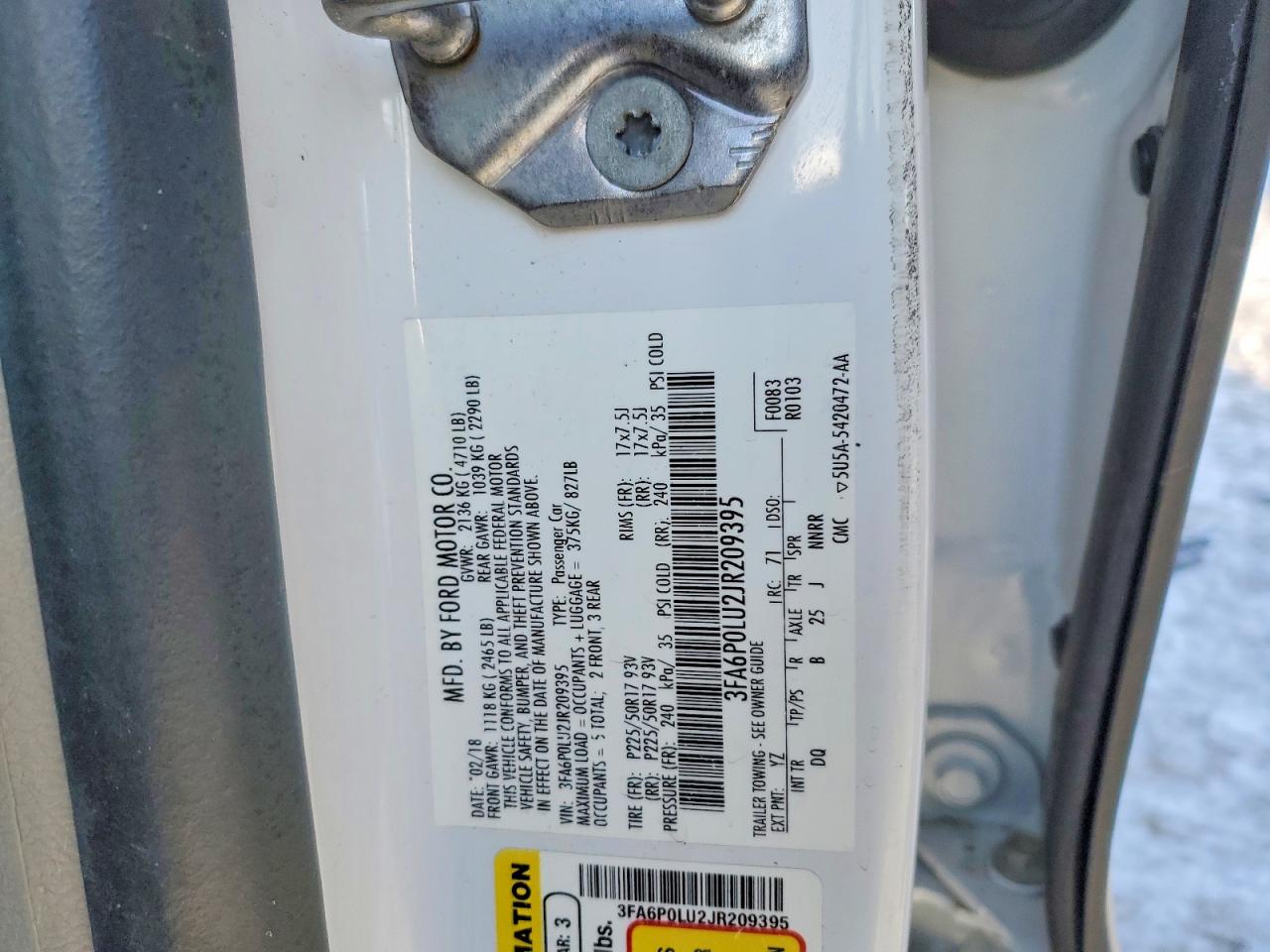 2018 FORD FUSION SE HYBRID photo 23