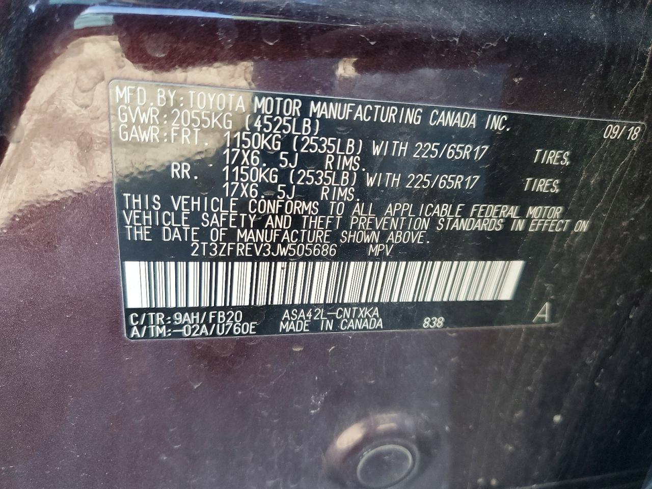 2018 TOYOTA RAV4 photo 34