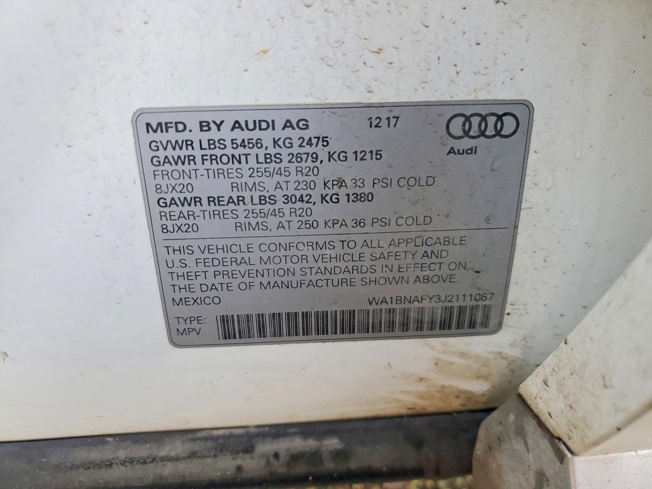 2018 AUDI Q5 photo 23