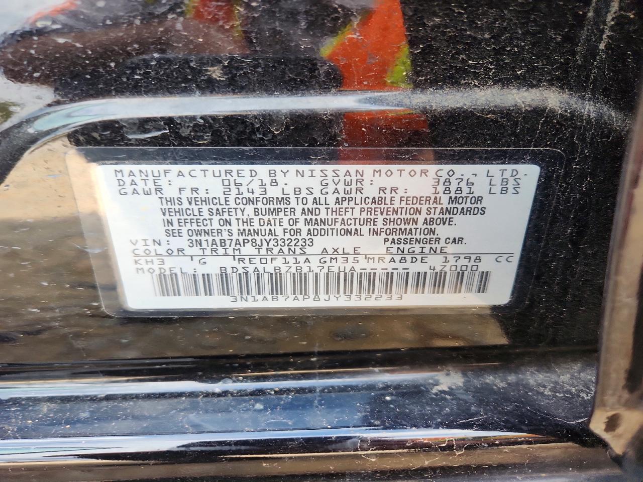 2018 NISSAN SENTRA S photo 23