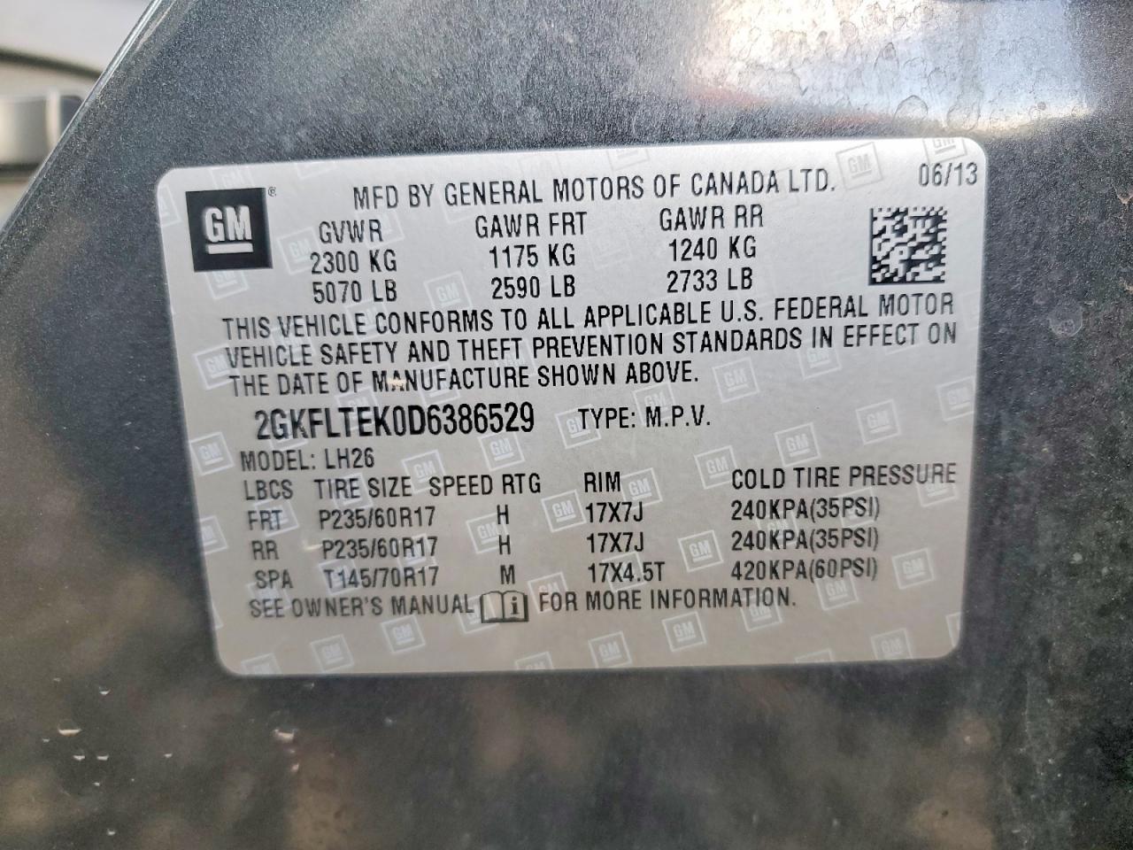 2013 GMC TERRAIN SLE photo 25