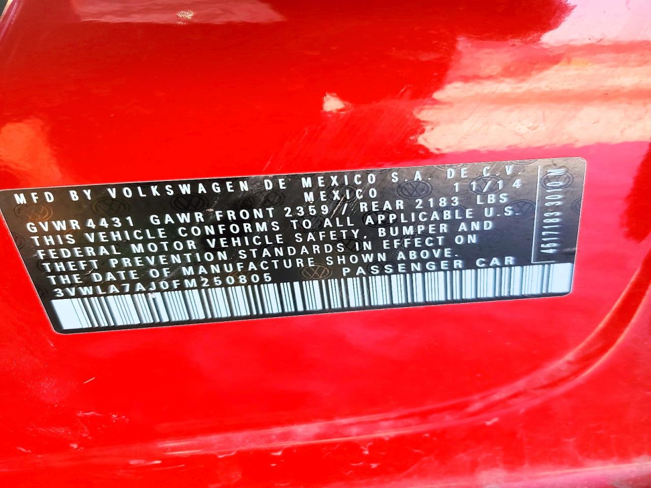 2015 VOLKSWAGEN JETTA TDI photo 12
