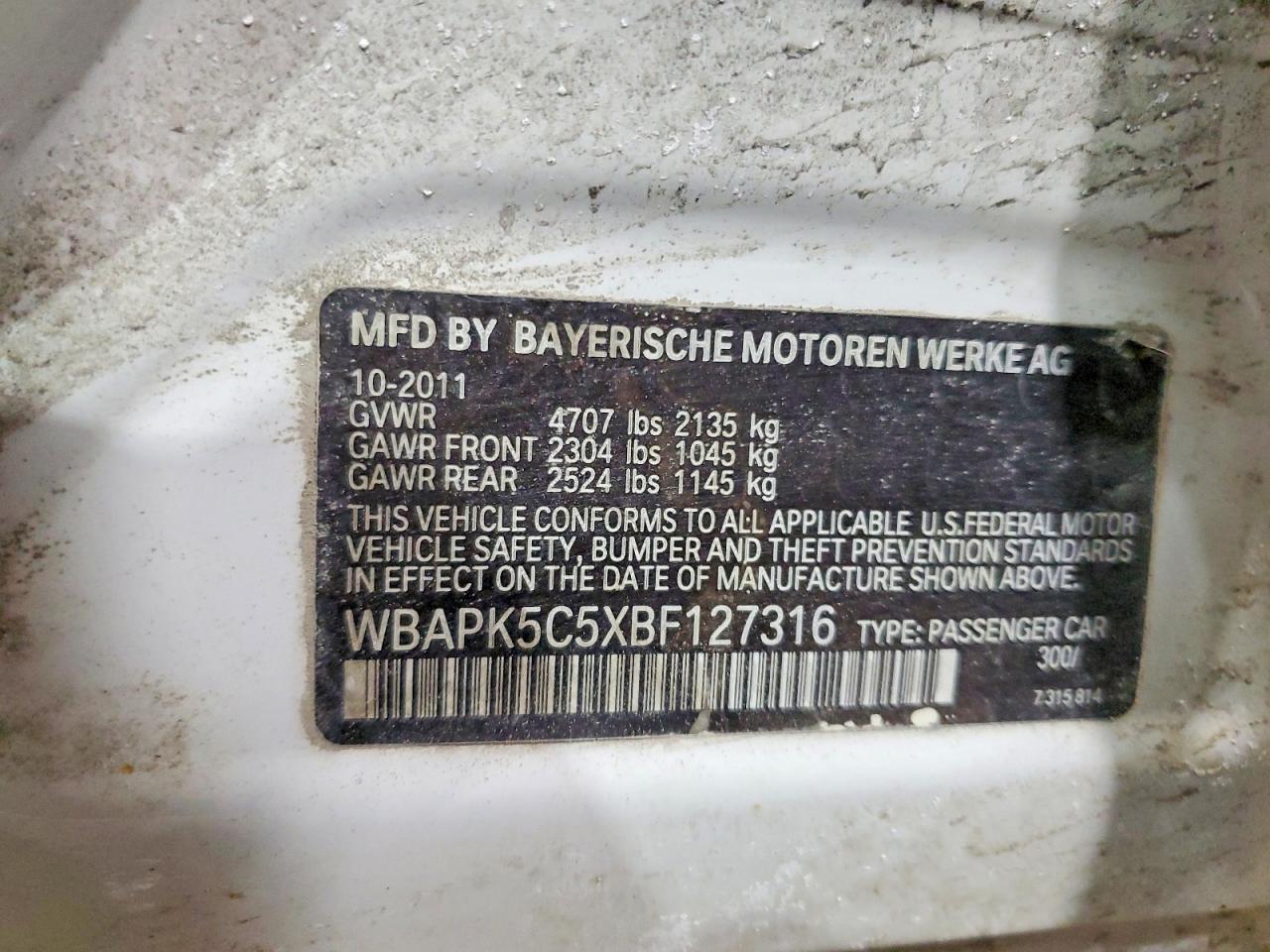 2011 BMW 328 XI SULEV photo 25