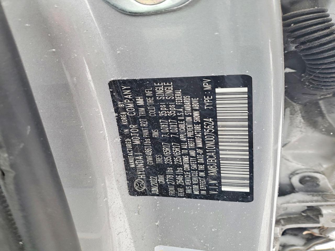 2022 HYUNDAI TUCSON BLUE photo 12