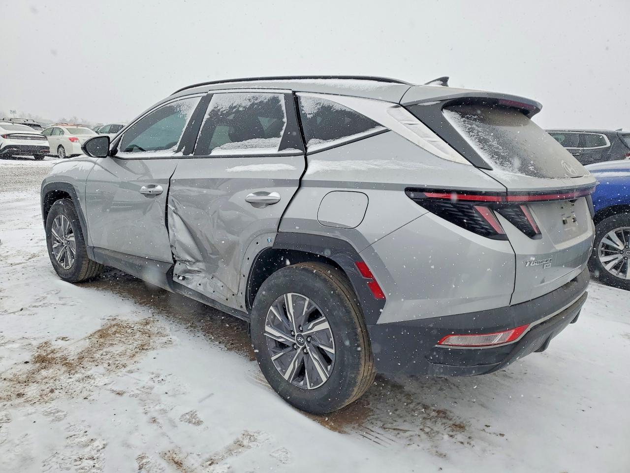 2022 HYUNDAI TUCSON BLUE photo 2