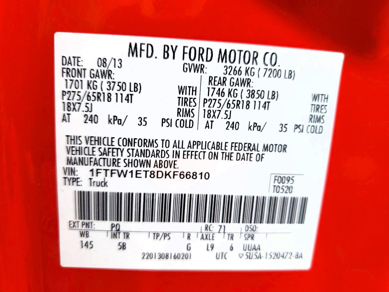 2013 FORD F150 SUPERCREW photo 23