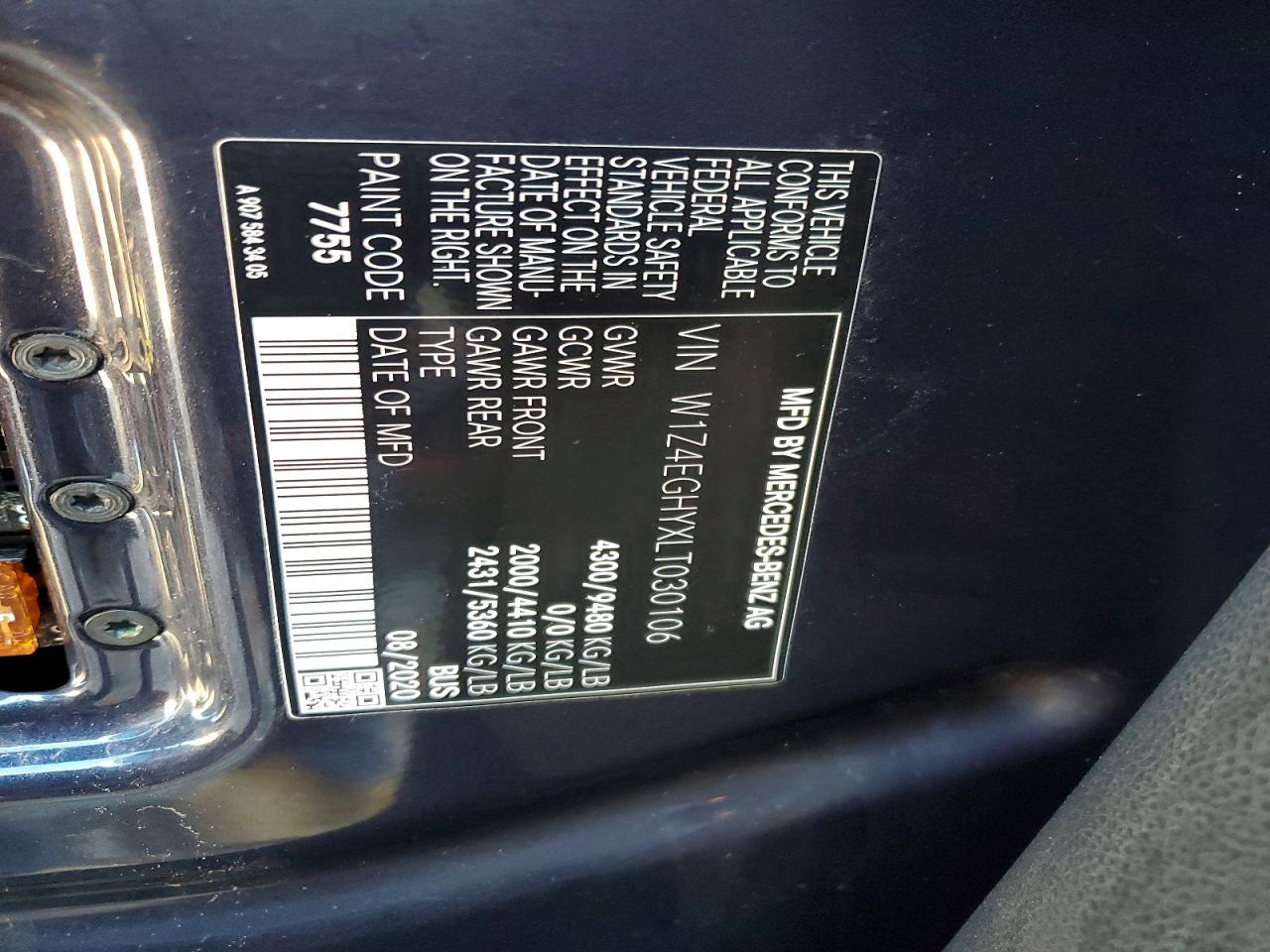 2020 MERCEDES-BENZ SPRINTER 2500 photo 27