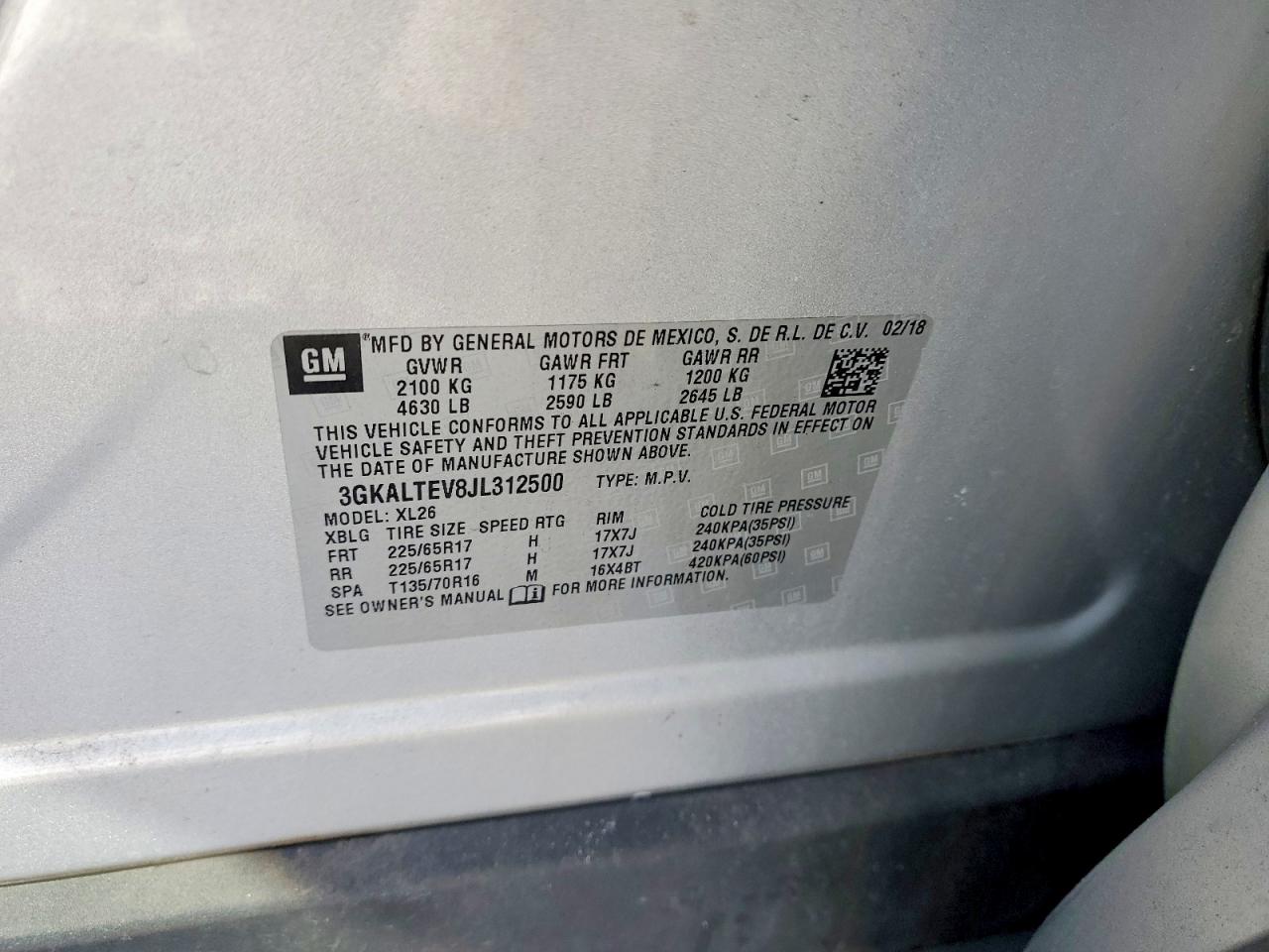2018 GMC TERRAIN SLE photo 25
