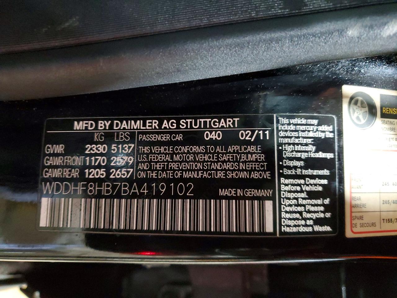 2011 MERCEDES-BENZ E 350 4MATIC photo 34