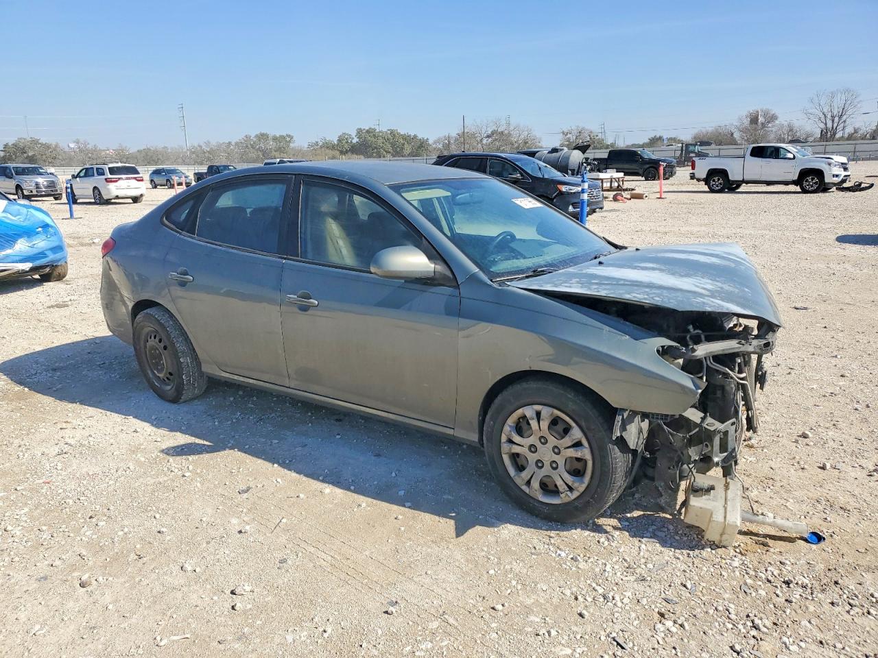 2010 HYUNDAI ELANTRA BLUE photo 10