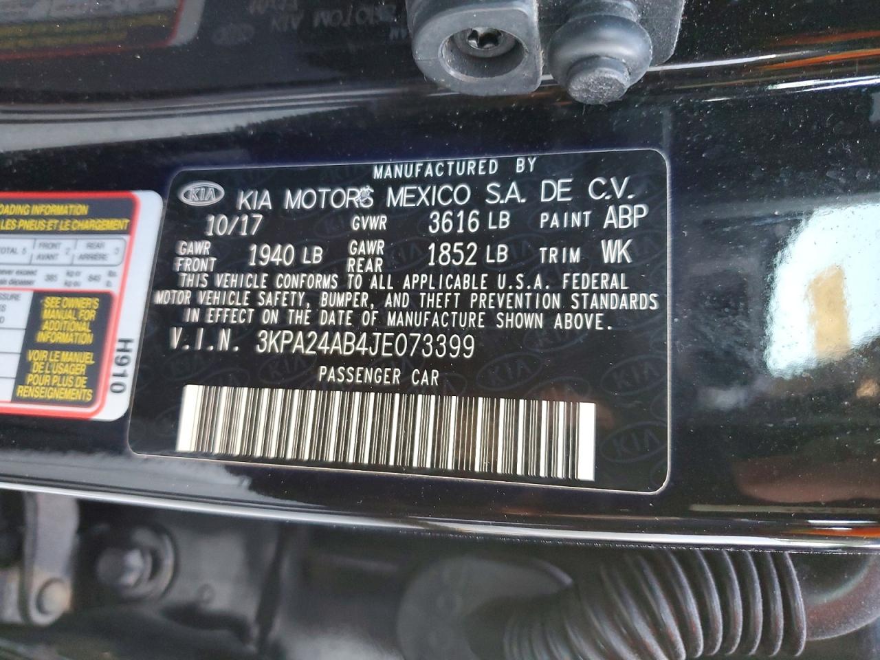 2018 KIA RIO LX photo 13