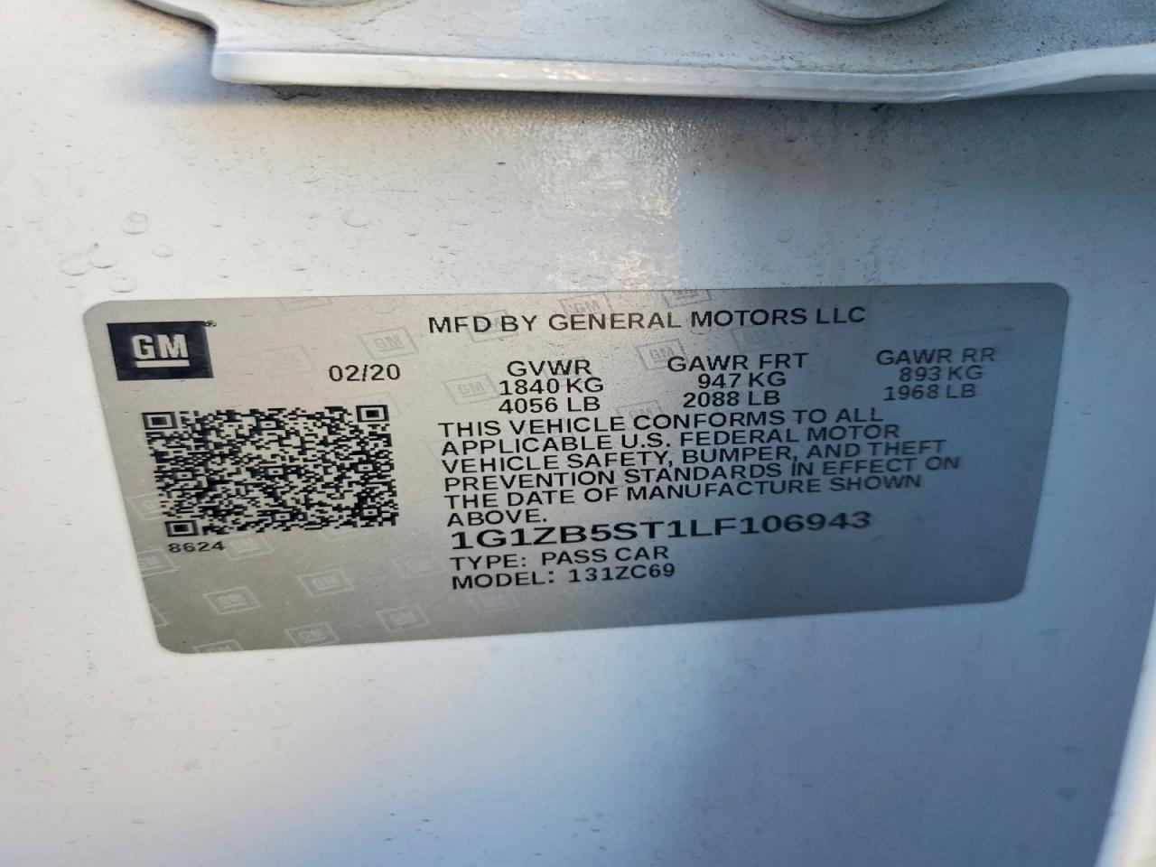 2020 CHEVROLET MALIBU LS photo 23