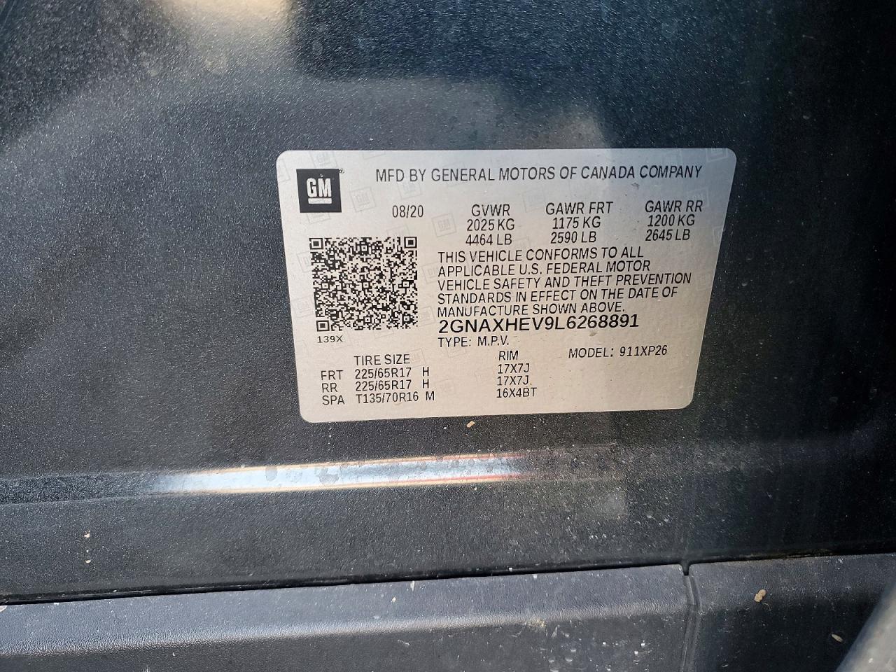 2020 CHEVROLET EQUINOX LS photo 37