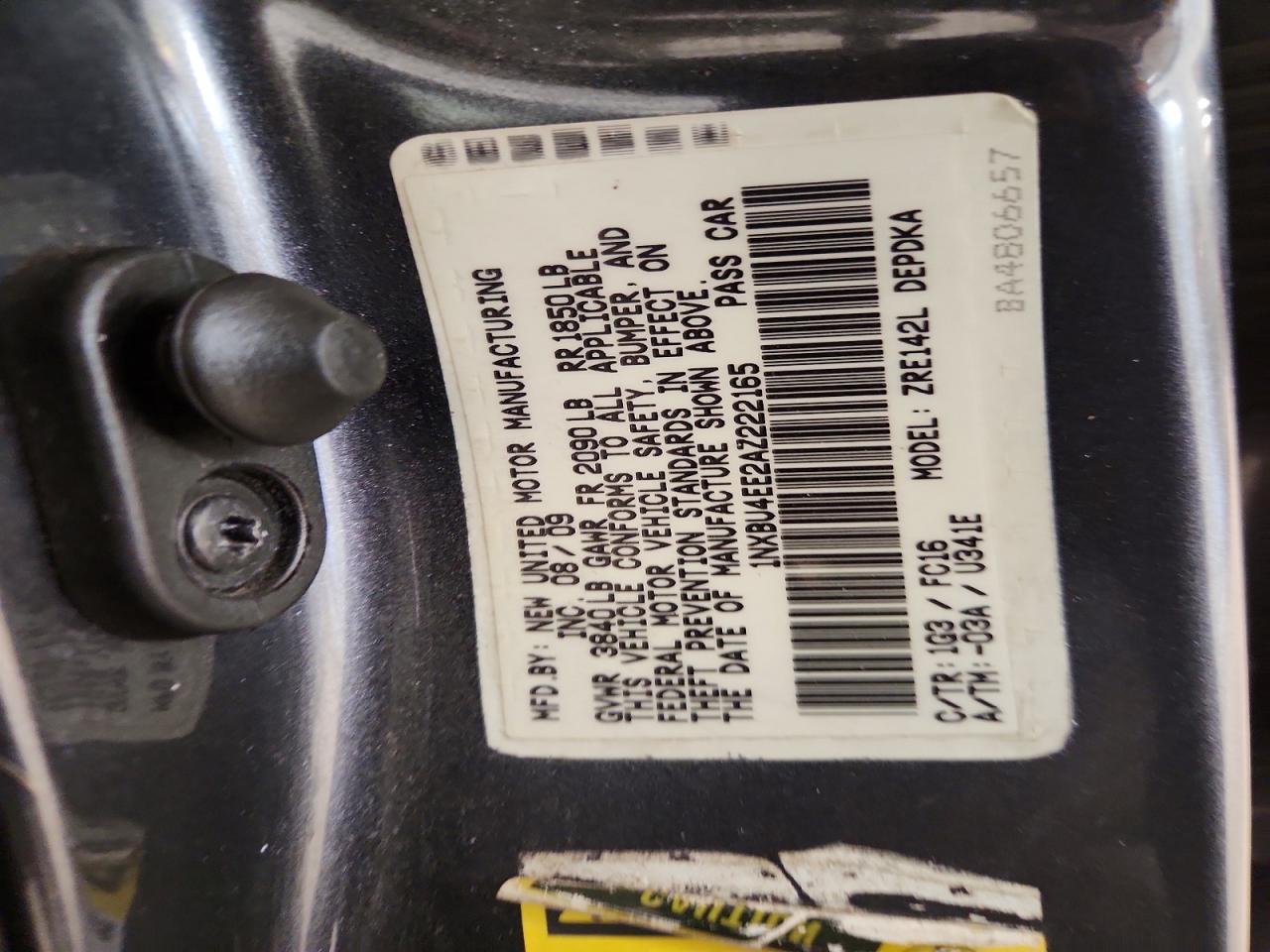 2010 TOYOTA COROLLA BASE photo 23