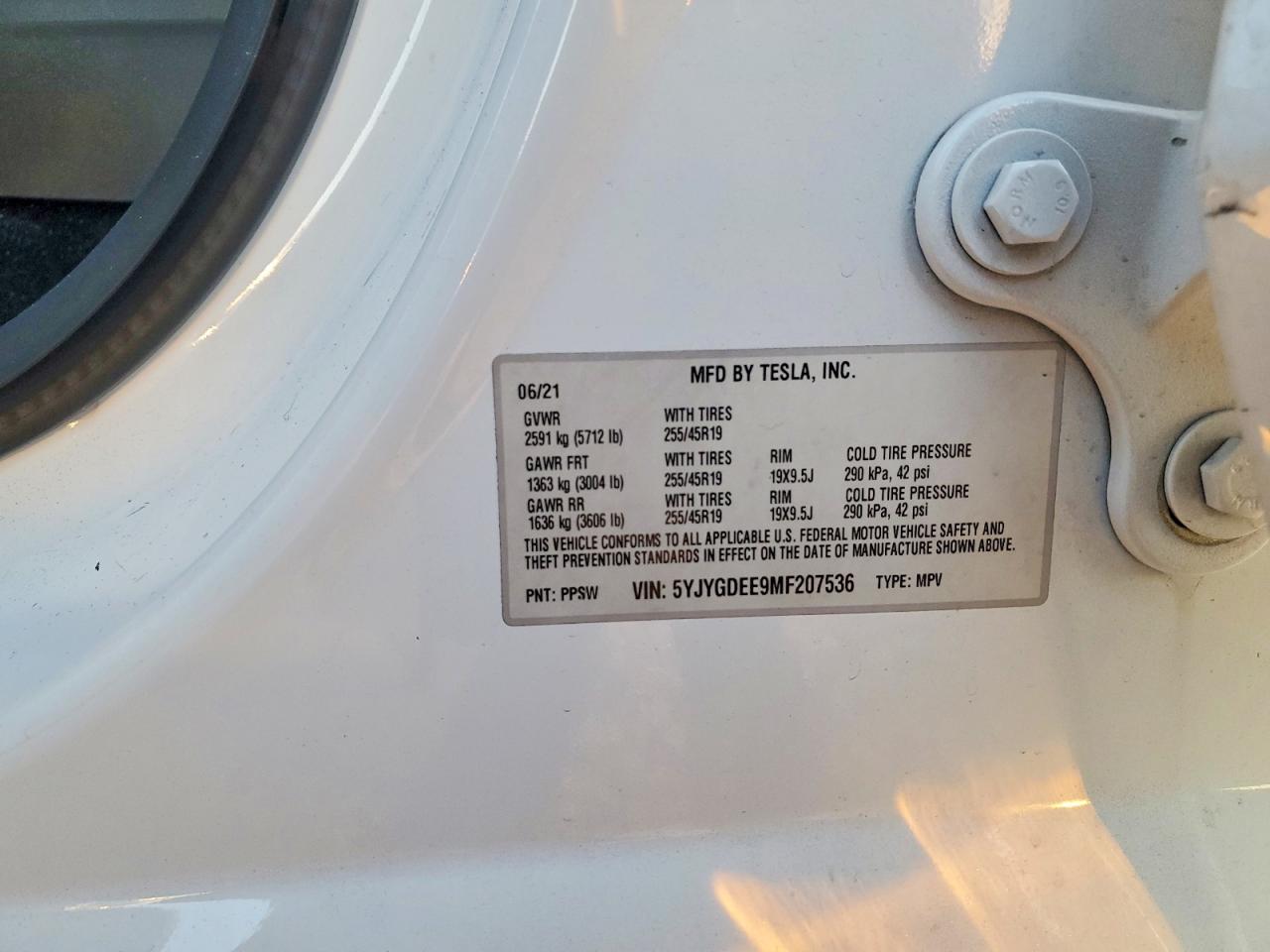 2021 TESLA MODEL Y photo 34