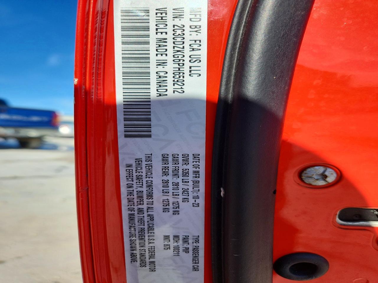 2023 DODGE CHALLENGER GT photo 13