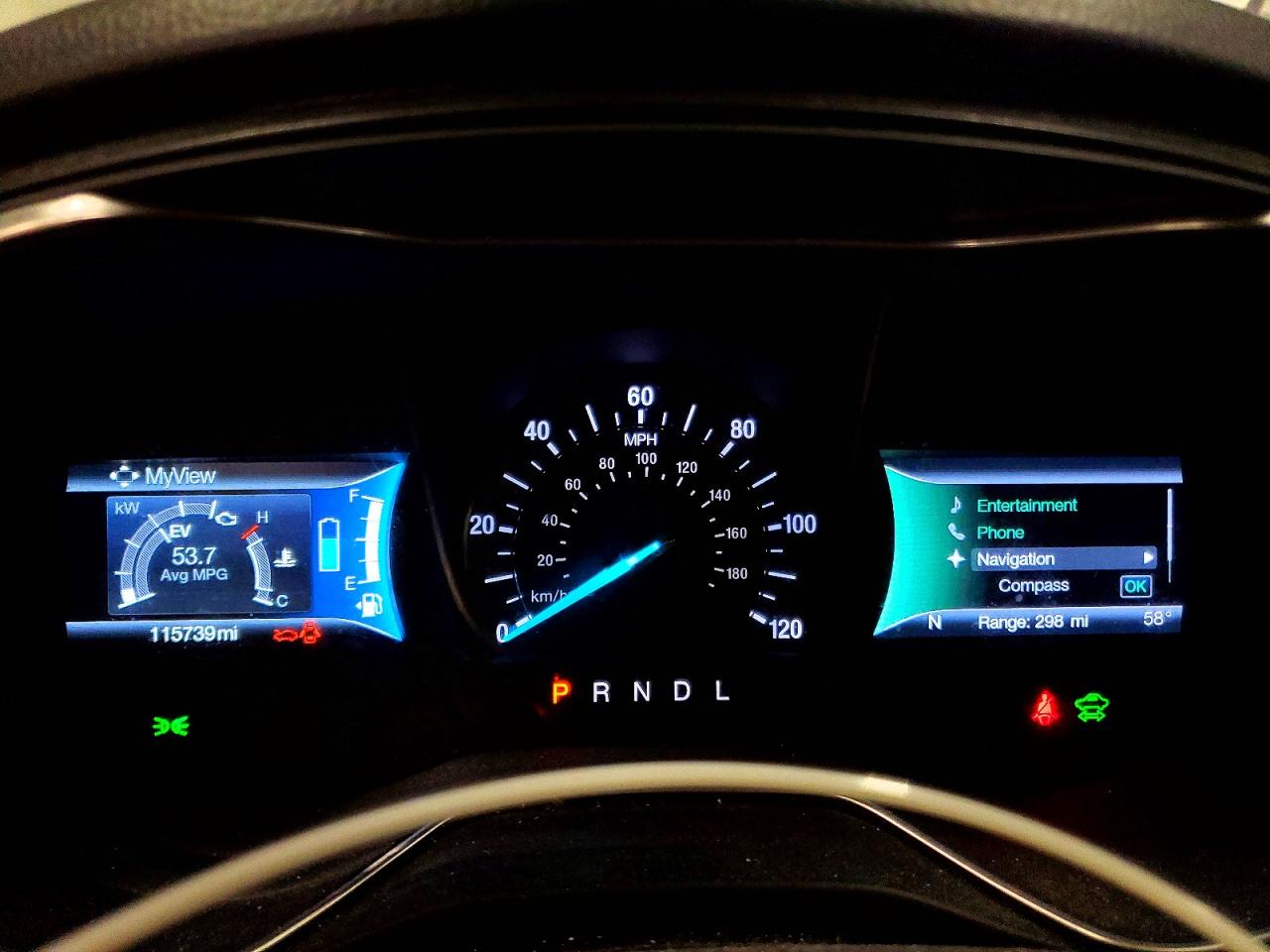 2017 FORD FUSION TITANIUM PHEV photo 25