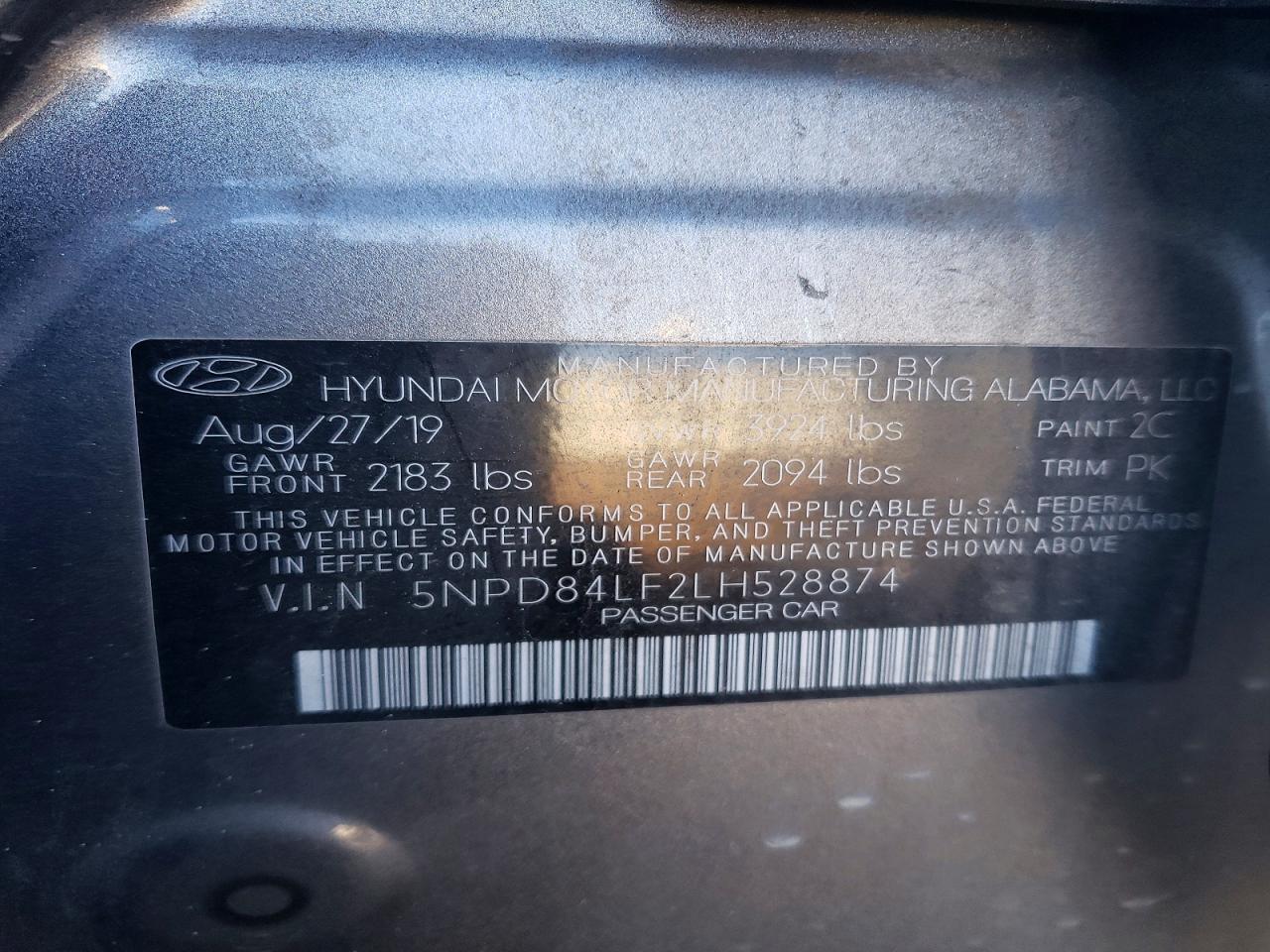 2020 HYUNDAI ELANTRA SEL photo 12