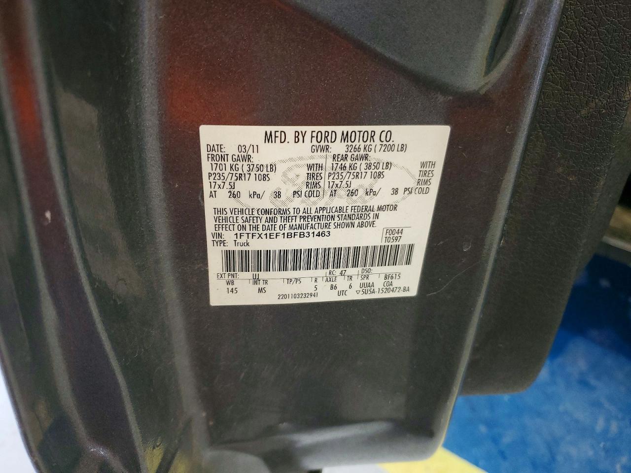 2011 FORD F150 SUPER CAB photo 25