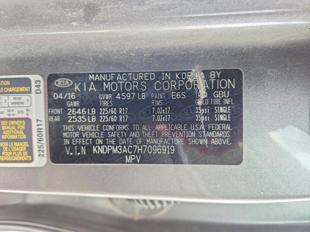 2017 KIA SPORTAGE LX photo 25
