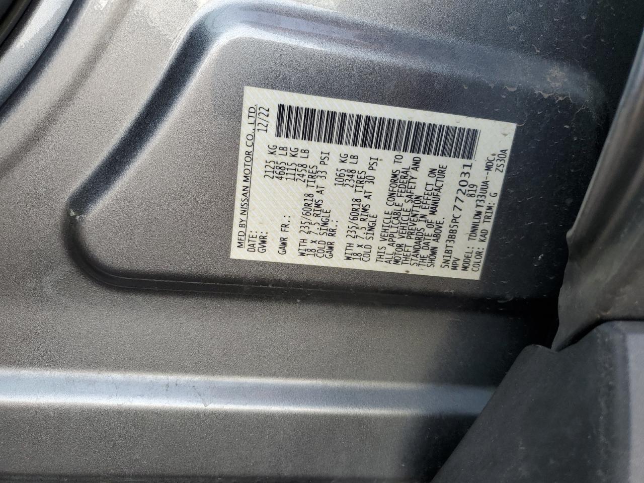 2023 NISSAN ROGUE SV photo 27
