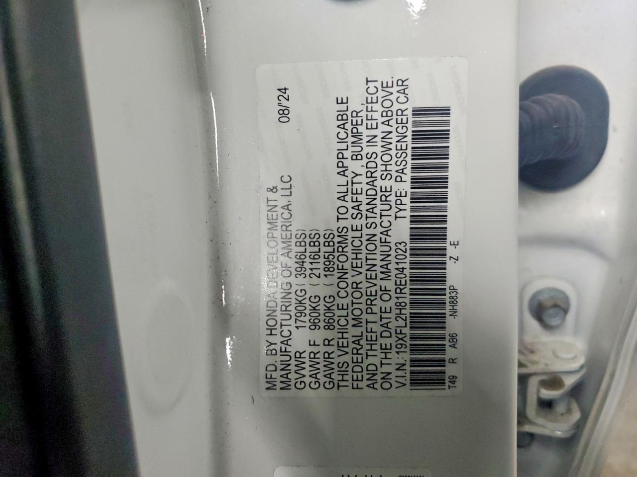 2024 HONDA CIVIC SPORT photo 23