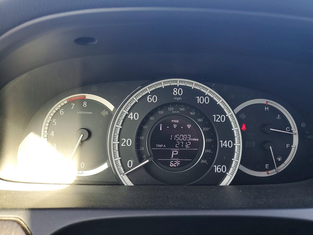 2015 HONDA ACCORD EXL photo 9