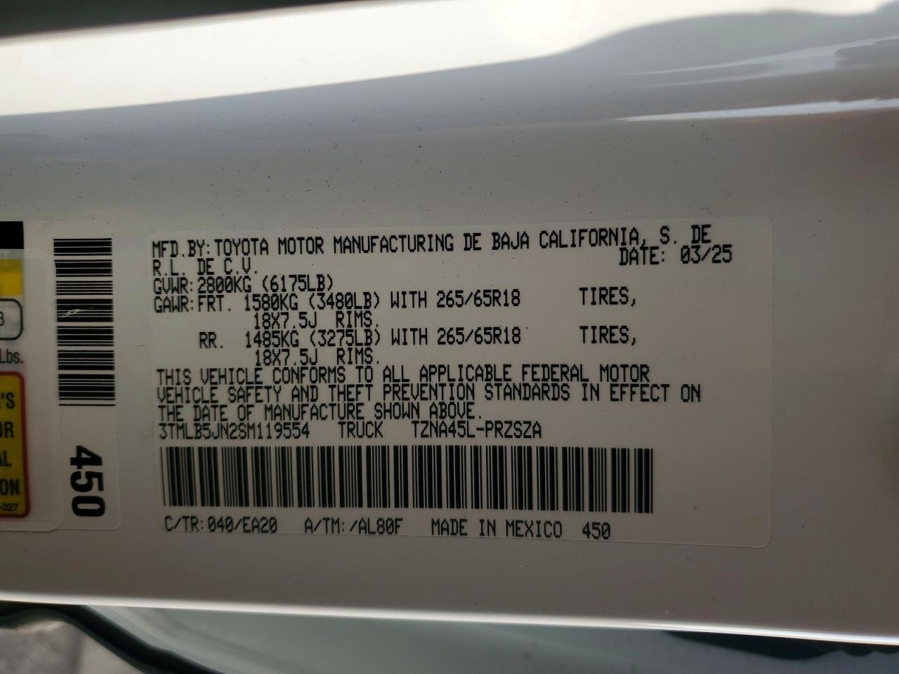 2025 TOYOTA TACOMA DOUBLE CAB photo 34